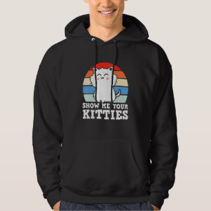 Sudadera Retro Muéstrame Tus Gatitos Gatitos Juego de P