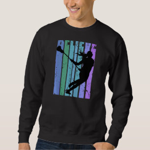 Sudadera Retro Mujeres Lacrosse Queen Coach Vintage Distanc