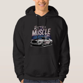 Sudadera Retro Muscle Car Hoodie
