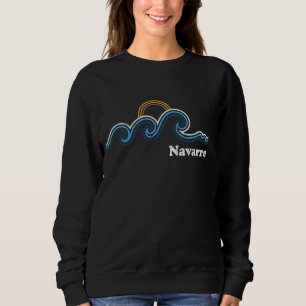 Sudadera Retro Navarre Florida FL Vintage Beach Surf