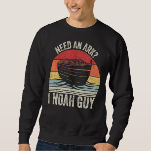 Sudadera Retro Necesita Un Arca I Noah Guy Christian Pun Fu