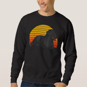 Sudadera Retro Negro Labrador Dueño de Perro Mascota Animal