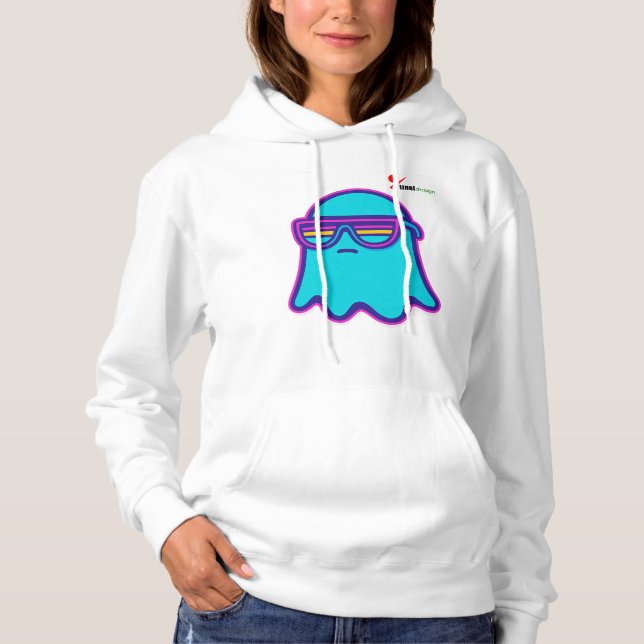 Sudadera Retro Neon Ghosts (Anverso)