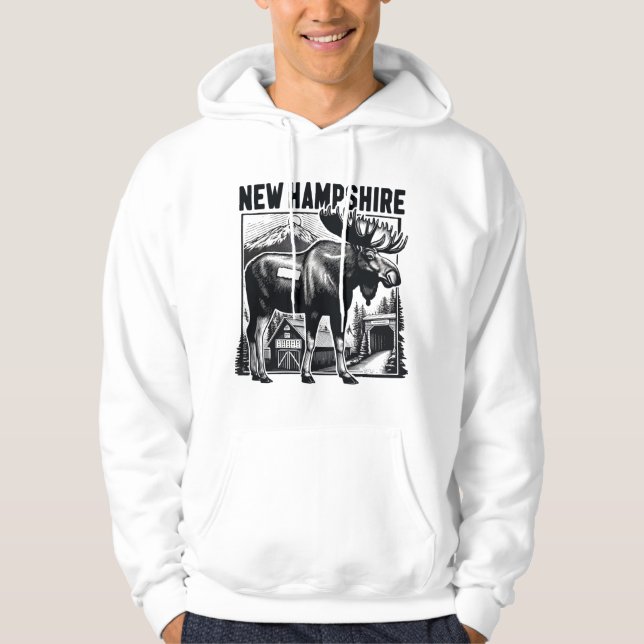Sudadera Retro New Hampshire (Anverso)