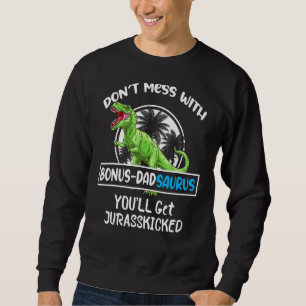 Sudadera Retro No te metas con Dadsaurus bono