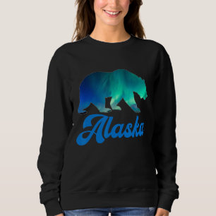 Sudadera Retro Norte de Alaska ilumina osos retro mujeres