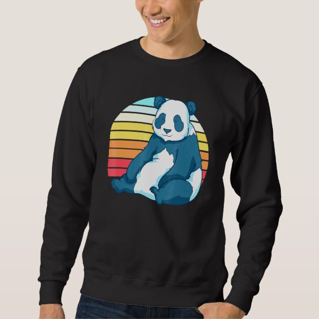 Sudadera Retro Panda Bear (Anverso)