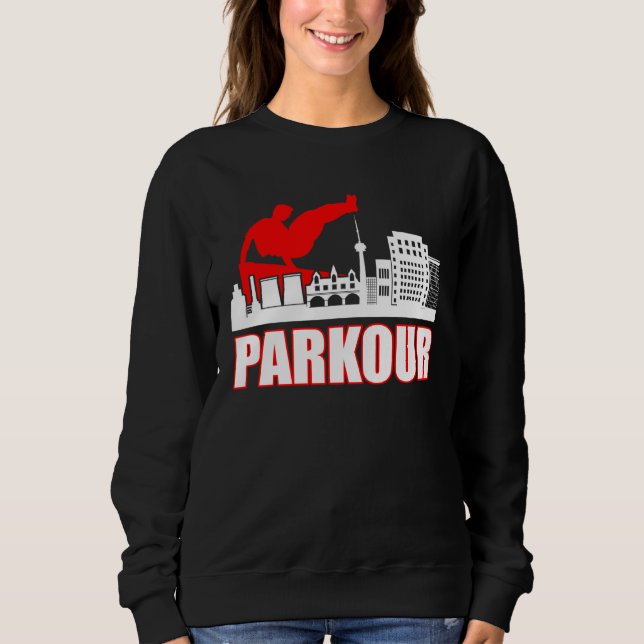 Sudadera Retro Parkour Sport Climbing Bouldering Parkour (Anverso)