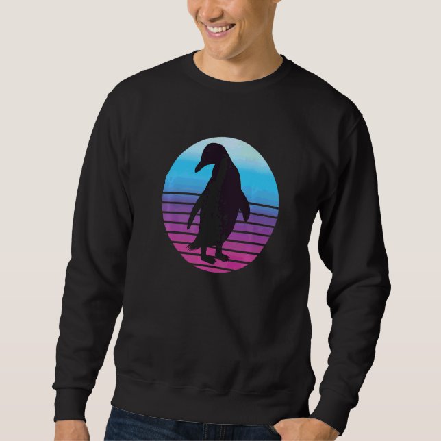 Sudadera Retro pingüino (Anverso)