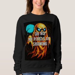 Sudadera Retro Pixel Ghost