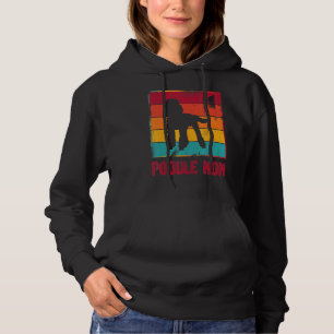 Sudadera Retro Poodle Mamá Dueña Madre Mascota Mamá Perro