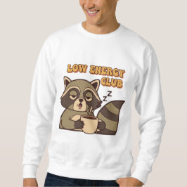 Sudadera Retro Raccoon Low Energy Men’s Sweatshirt