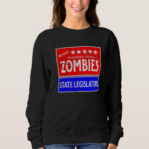 Sudadera Retro Re Elige A Los Zombies Para La Legislatura E