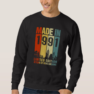 Sudadera Retro Realizado En 1991 32 Años De Ser Increíble