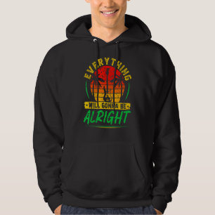 Sudadera Retro Reggae Bass Guitar Jugadores Todo Va