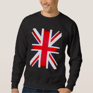 Sudadera Retro Reino Unido Inglaterra Unión Jack Uk Bandera