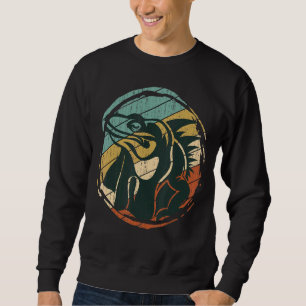Sudadera Retro Reptil Animal Lizard Herpetólogo Iguana