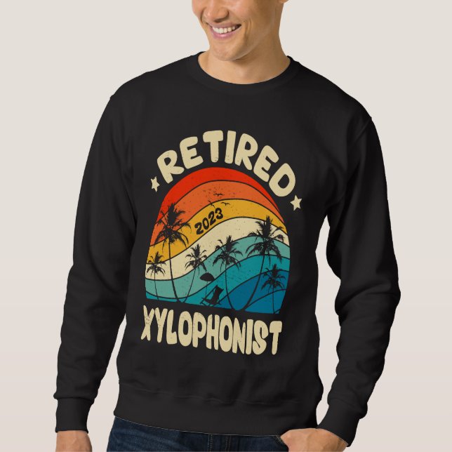 Sudadera Retro Retired Xylophonist Vintage Retirement Worke (Anverso)