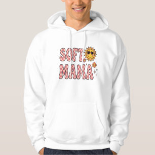 Sudadera Retro Rosa Cuadrada Suave Mamá PNG - S Fresco Vera