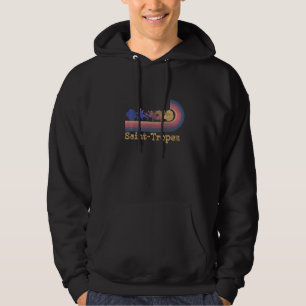 Sudadera Retro Saint Tropez Flores Tropicales Estilo 80's S