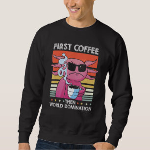 Sudadera Retro Salamander Gafas de sol Café Mexicano Vintag