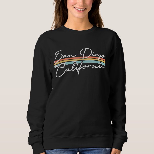 Sudadera Retro San Diego California (Anverso)
