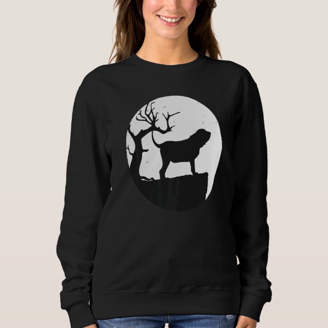 Sudadera Retro sangriento de perro de San Hubert 61 (Anverso)