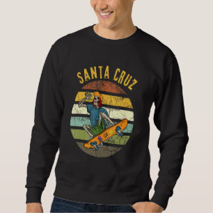 Sudadera Retro Santa Cruz California Skelton Patinador Skat