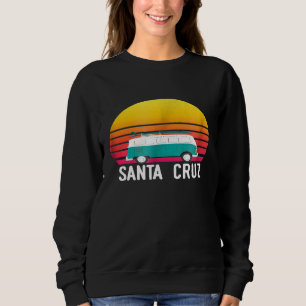Sudadera Retro Santa Cruz Surfing Hippie Van Graphic