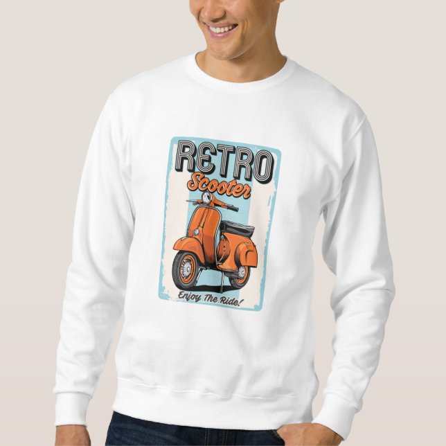 Sudadera Retro Scooter (Anverso)