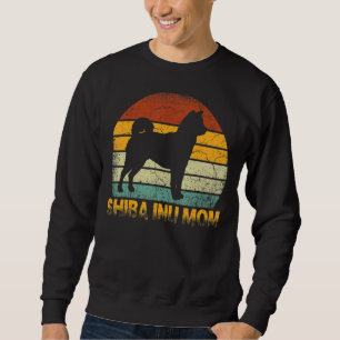 Sudadera Retro Shiba Inu Madre Dueña de perro Madre Mascota
