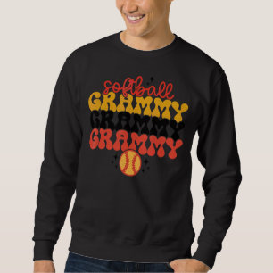 Sudadera Retro Softball Grammy Softball Mom Grammy Mothers
