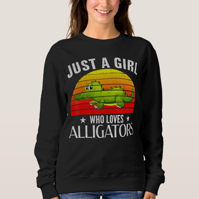 Sudadera Retro Solamente Un Chica Que Ama El Liligador De L (Anverso)