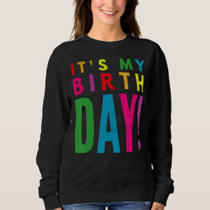 Sudadera Retro son mis Chicas de cumpleaños coloridas