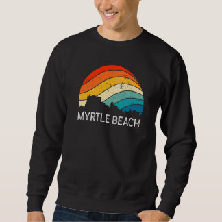 Sudadera Retro South Carolina City Myrtle Beach Skyline Vin