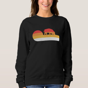 Sudadera Retro Sunset American Bison