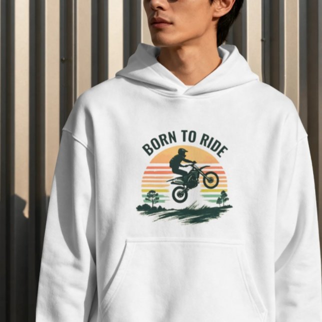 Sudadera Retro Sunset para Motociclistas de Moto d (Subido por el creador)
