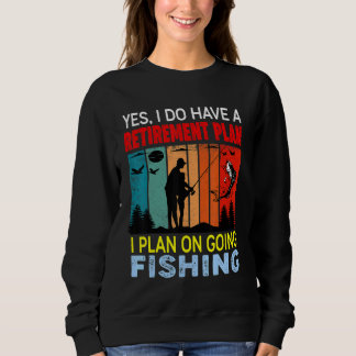 Sudadera Retro Sunset Slogan Retirement Plan  I Plan On Goi