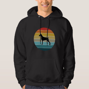 Sudadera Retro Sunset Style Doberman Vintage Lover Doberman