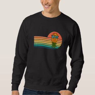Sudadera Retro Swinger Piña al Revés Puesta de Sol Horizont