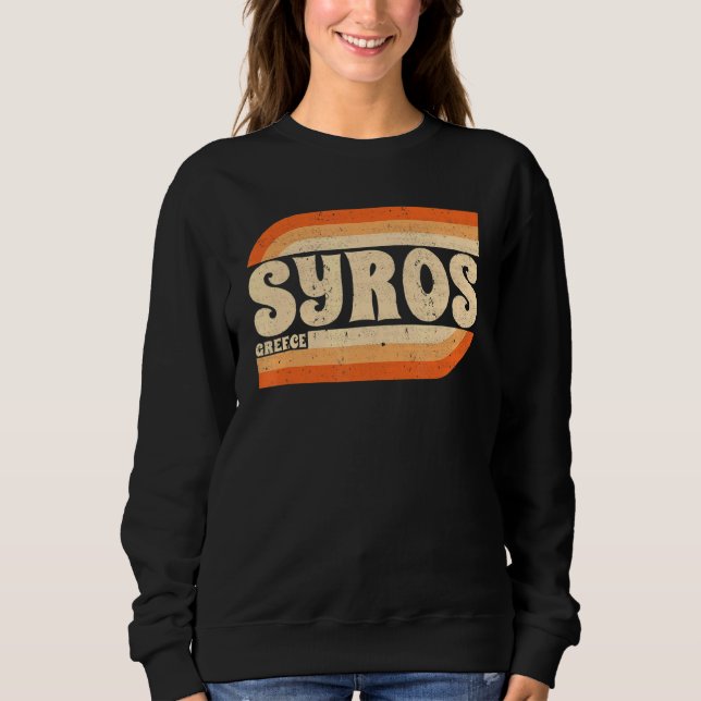 Sudadera Retro Syros Grecia (Anverso)