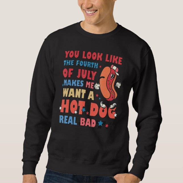 Sudadera Retro Te Parece El 4 De Julio De 2014 (Anverso)