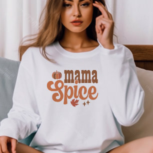 SUDADERA RETRO TEMÁTICO ESPECIALIZADO DE OTOÑO MAMA PUMPKIN
