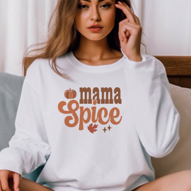 SUDADERA RETRO TEMÁTICO ESPECIALIZADO DE OTOÑO MAMA PUMPKIN (Subido por el creador)