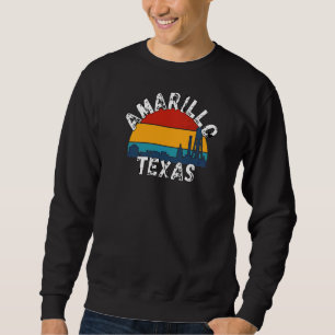 Sudadera Retro Texas Amarillo Tx City 3
