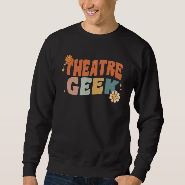 Sudadera Retro Theatre Geek Teacher Women Kids Auditorium C (Anverso)