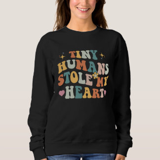 Sudadera Retro Tiny Humans Stole My Heart Valentine's Day N