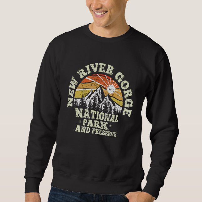 Sudadera Retro US 1978 New River Gorge National Park Preser (Anverso)