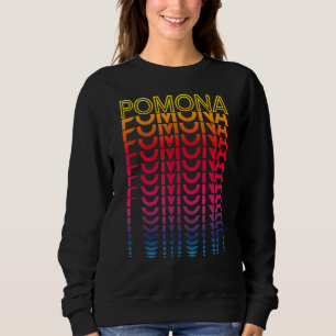Sudadera Retro Usa Colorful City Nostalgic Pomona