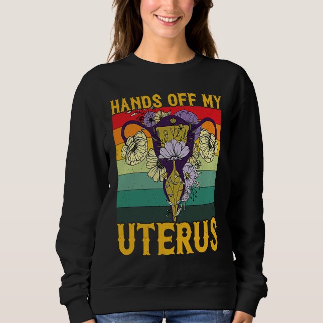 Sudadera Retro Uterus Support Hysterectomy Recovery Product (Anverso)